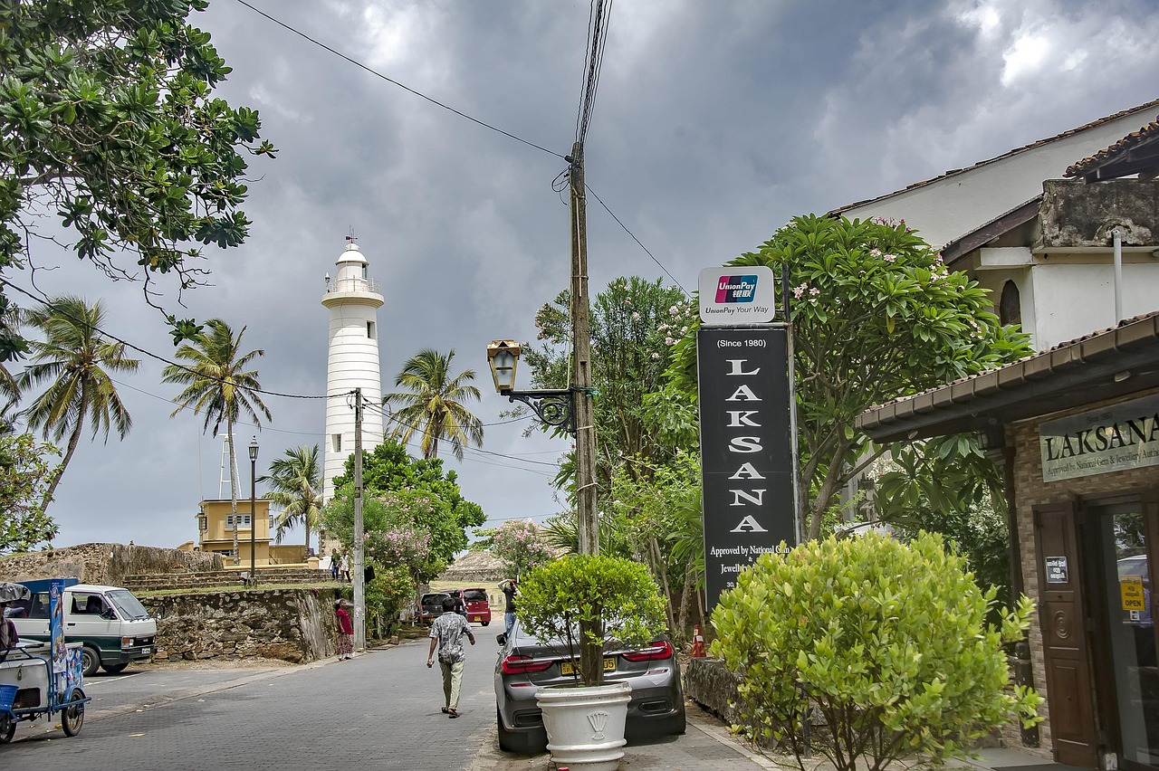galle, galle fort, nature, southern sri lanka, sri lanka, sri lanka places, sky, clouds, storm, cloudscape, beach, waves, tsunami, fort, beautiful beaches